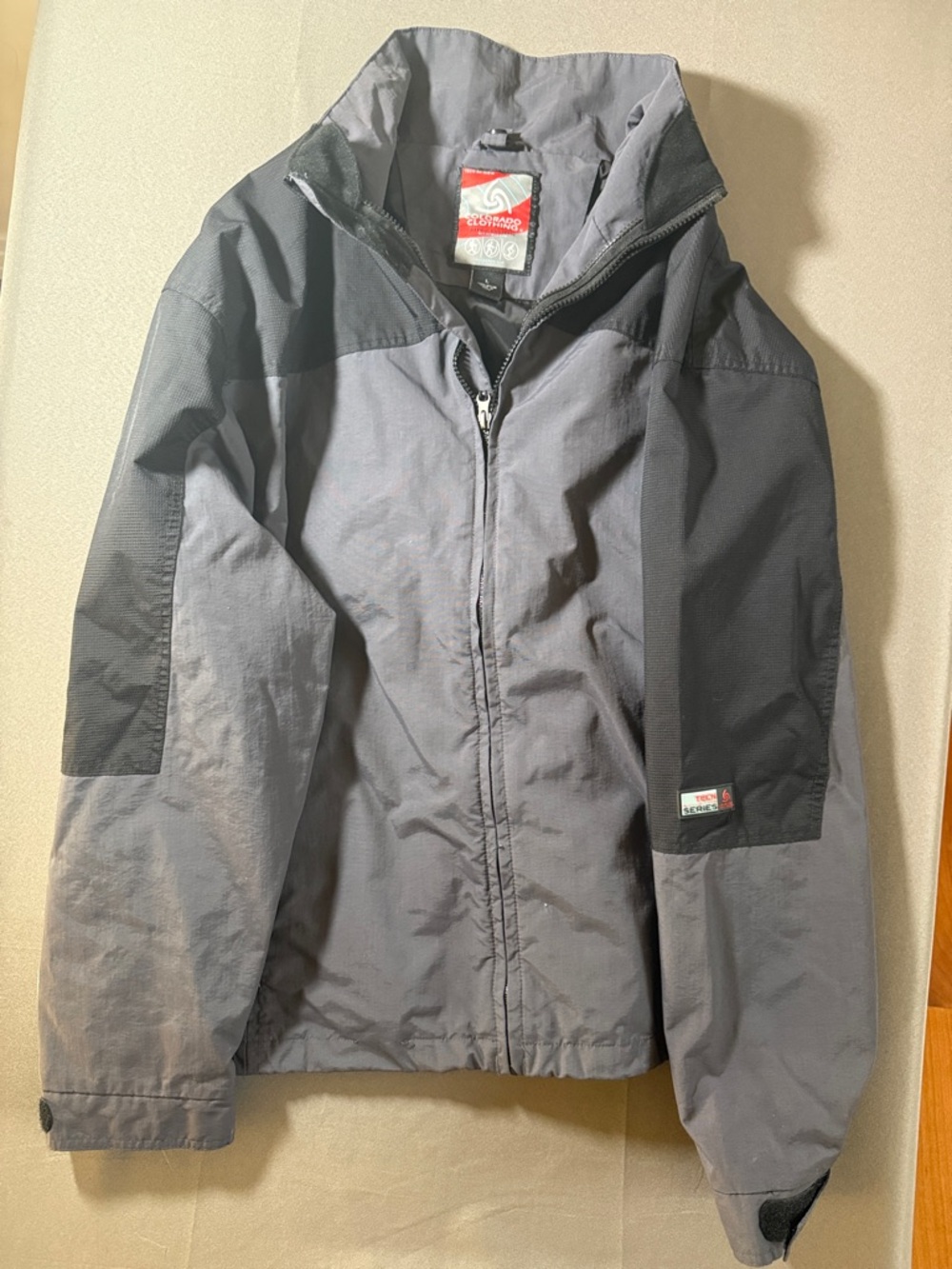 Colorado Clothing Men's Lightweight Two-Tone Gray/Black Shirt Jacket